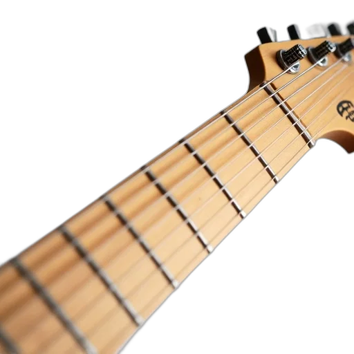 weapon, hair, jewelry, 3d render, photorealistic, close-up, guitar, neck transparent PNG cut-out