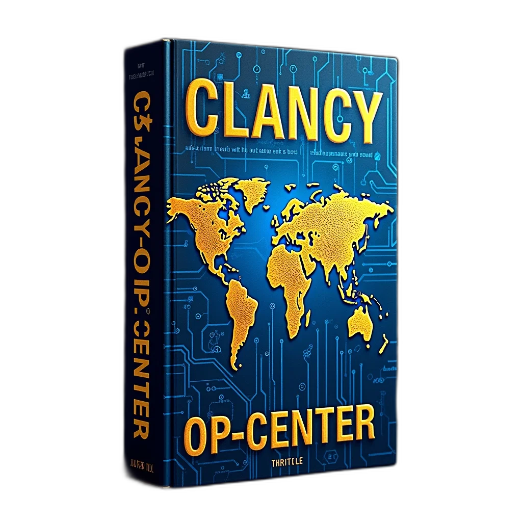 second, image, book, cover, titled, clancy, op-center, futuristic transparent PNG cut-out