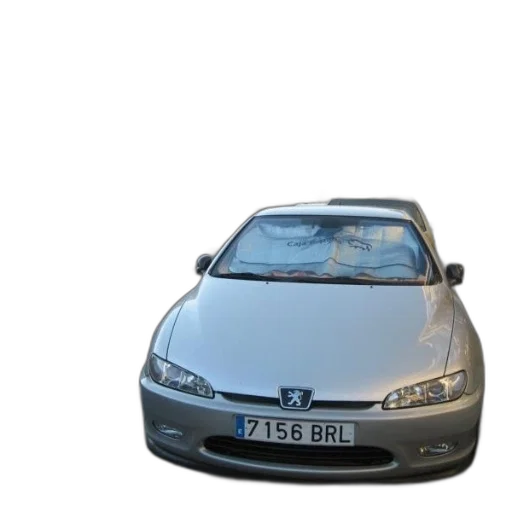 car, 3d render, photorealistic, silver, peugeot, license, plate, 7156 transparent PNG cut-out