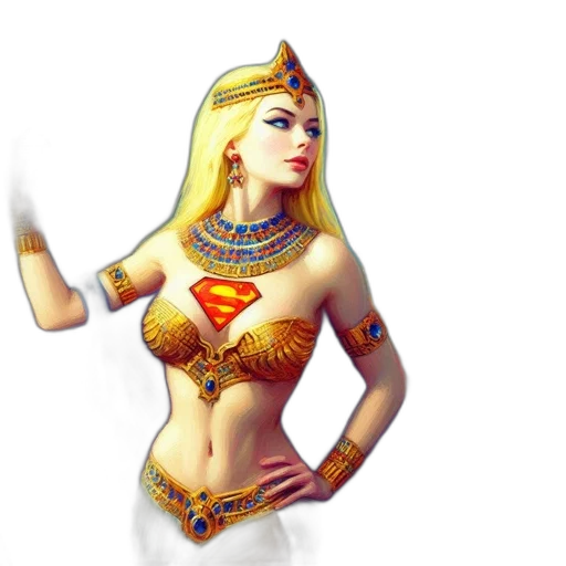 jewelry, fantasy art, concept art, comic book art, pixel art, ancient, egyptian, scene transparent PNG cut-out