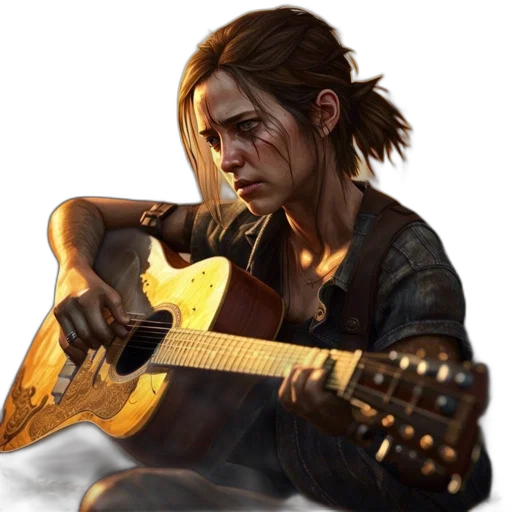 jacket, weapon, face, concept art, photorealistic, fantasy art, pixel art, determined transparent PNG cut-out