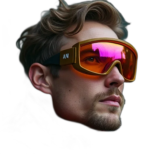 face, staff, mask, robot transparent PNG cut-out