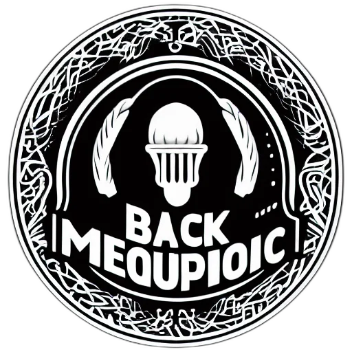logo, neurohop, musician, label, black, background transparent PNG cut-out