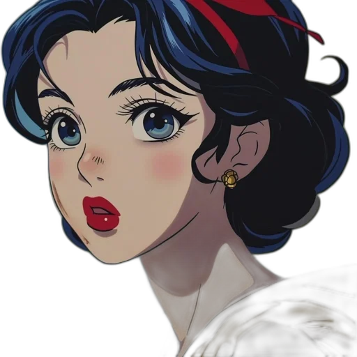 face, crown, dress, jewelry, cartoon, anime, comic book art, concept art transparent PNG cut-out