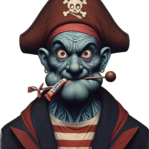 staff, face, mask, concept art, fantasy art, photorealistic, comic book art, eccentric transparent PNG cut-out