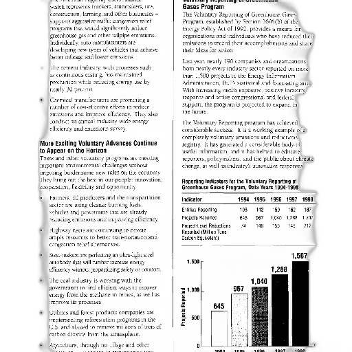 image, report, voluntary, reporting, greenhouse, gases, program, detailing transparent PNG cut-out
