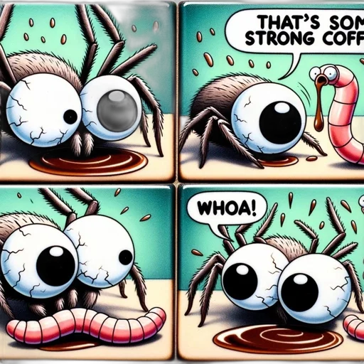creature, robot, comic book art, concept art, underwater, fire, 4-panel, comic transparent PNG cut-out