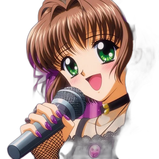 staff, cartoon, anime, photorealistic, pixel art, animated, female, green transparent PNG cut-out