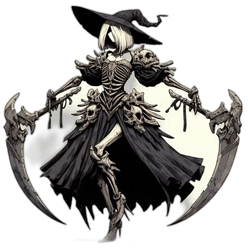 staff, weapon, sword, concept art, fantasy art, pixel art, comic book art, monochrome transparent PNG cut-out