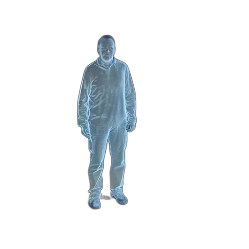 jacket, robot, mask, creature, 3d render, vaporwave, concept art, pixel art transparent PNG cut-out