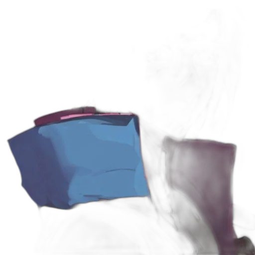 mask, jacket, robot, shoes, concept art, photorealistic, 3d render, watercolor transparent PNG cut-out