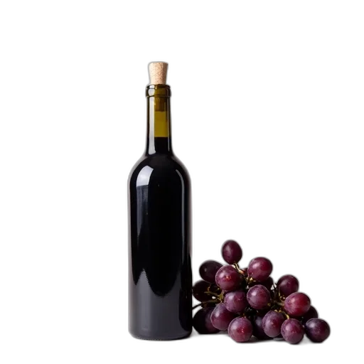 bottle, food, 3d render, photorealistic, dark, liquid, cork, stopper transparent PNG cut-out