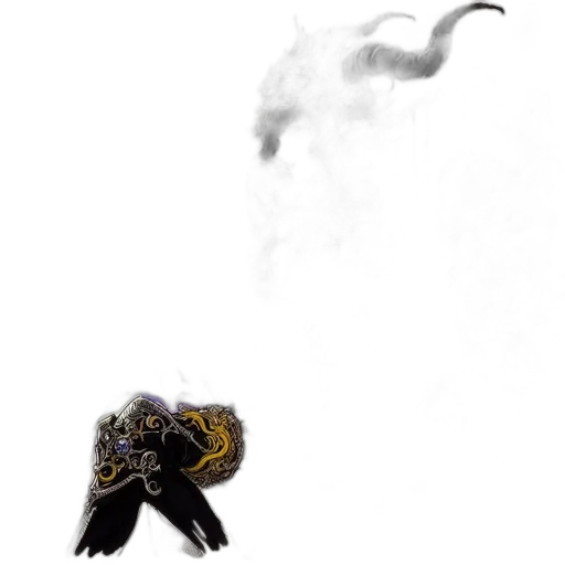 dragon, mask, animal, creature, concept art, fantasy art, photorealistic, fire transparent PNG cut-out