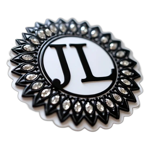 jewelry, crown, staff, close-up, black, white, sticker, decorative transparent PNG cut-out