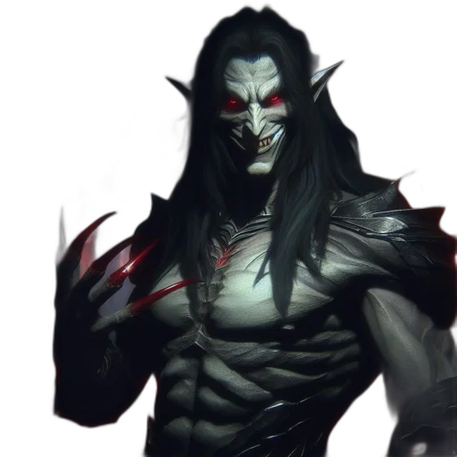 creature, mask, concept art, fantasy art, comic book art, 3d render, menacing, figure transparent PNG cut-out