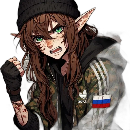 jacket, face, hat, mask, anime, pixel art, fantasy art, cartoon transparent PNG cut-out