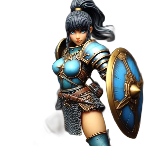 sword, weapon, fantasy art, concept art, 3d render, photorealistic, blue, female transparent PNG cut-out