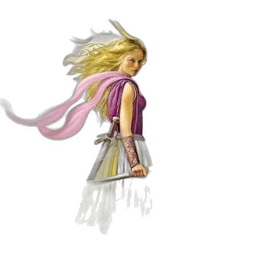 staff, hair, sword, fantasy art, concept art, pixel art, 3d render, pastel transparent PNG cut-out