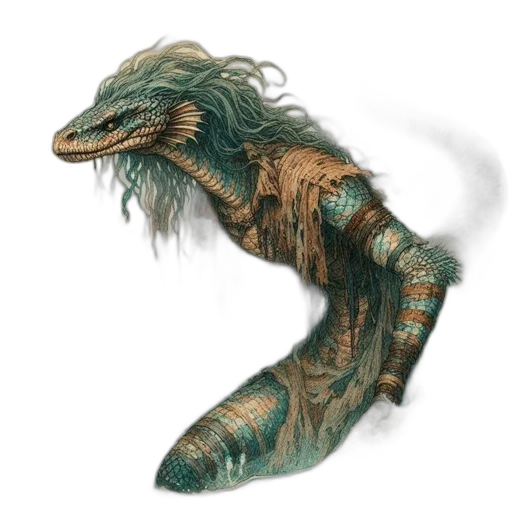 dragon, creature, animal, staff, fantasy art, concept art, photorealistic, 3d render transparent PNG cut-out
