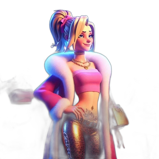 staff, concept art, fantasy art, 3d render, comic book art, neon lights, neon, colorful transparent PNG cut-out