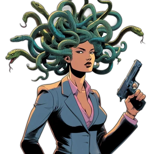 comic book art, concept art, cartoon, cyberpunk, individual, sporting, unusual, snake transparent PNG cut-out