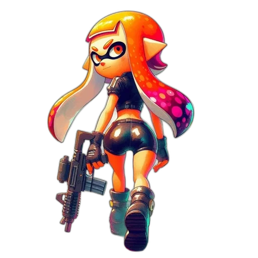 weapon, dress, staff, jacket, concept art, 3d render, pixel art, watercolor transparent PNG cut-out