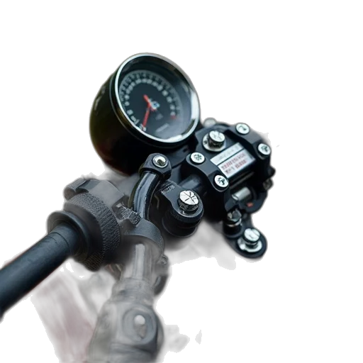 weapon, staff, photorealistic, 3d render, instrument, system, mounted, motorcycle transparent PNG cut-out