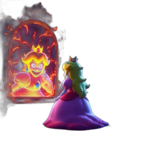 crown, dragon, concept art, fantasy art, 3d render, pixel art, fire, gothic-styled transparent PNG cut-out