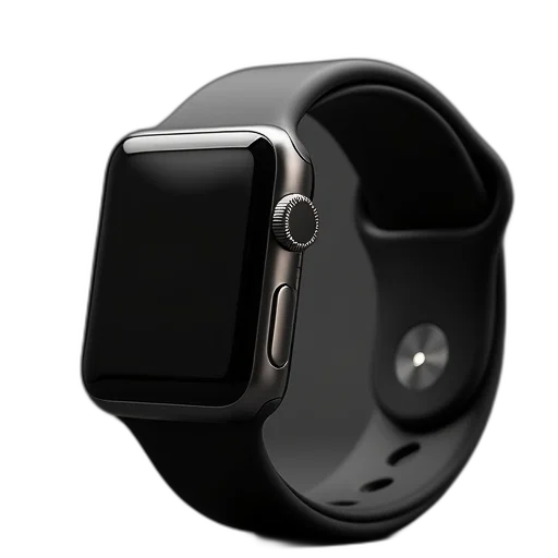 jewelry, 3d render, apple, watch, series, 38mm, space, grey transparent PNG cut-out