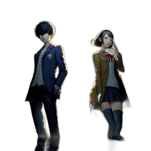 jacket, concept art, 3d render, comic book art, pixel art, dark, blue, monochrome transparent PNG cut-out