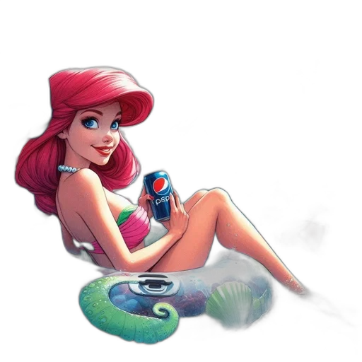 dress, bottle, concept art, cartoon, fantasy art, pixel art, underwater, beach transparent PNG cut-out