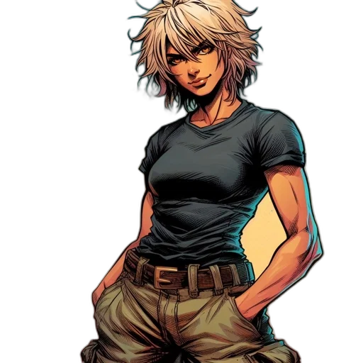 staff, comic book art, concept art, cartoon, pixel art, digitally, illustrated, character transparent PNG cut-out