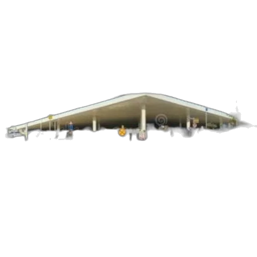 building, staff, 3d render, concept art, photorealistic, modern, architectural, triangular transparent PNG cut-out