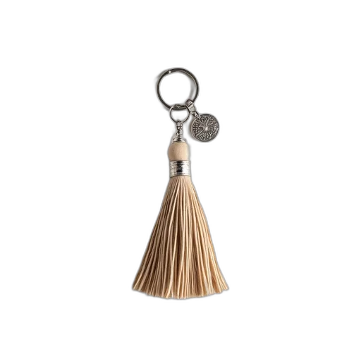 hair, jewelry, staff, umbrella, earth tones, beige, tassel, keychain transparent PNG cut-out