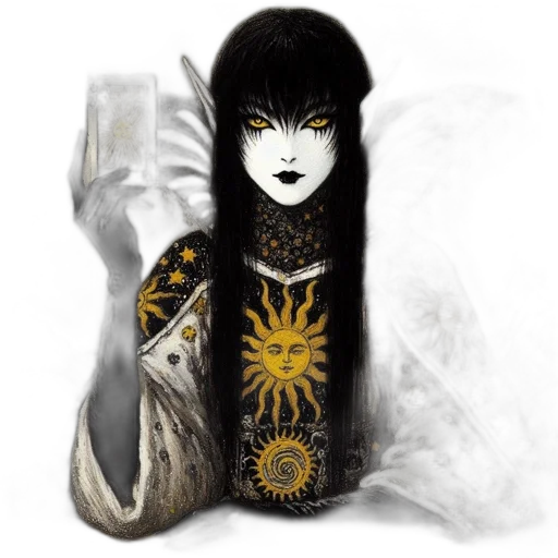mask, jewelry, hair, crown, fantasy art, concept art, comic book art, anime transparent PNG cut-out