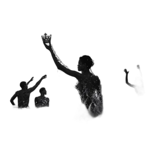 staff, bottle, concept art, 3d render, photorealistic, underwater, outer space, group transparent PNG cut-out