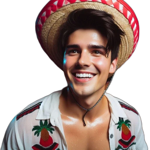 hat, face, jacket, group, men, wearing, sombreros, dance transparent PNG cut-out