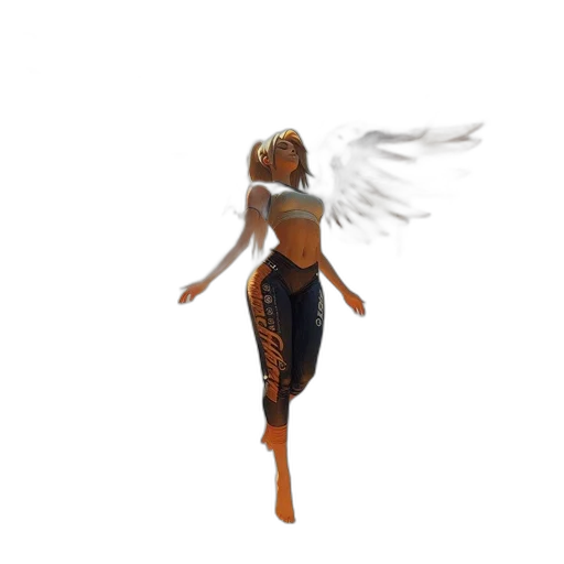 3d render, concept art, fantasy art, pixel art, outer space, underwater, image, features transparent PNG cut-out