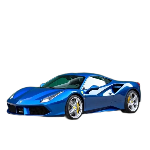 car, weapon, animal, 3d render, photorealistic, concept art, blue, sports transparent PNG cut-out