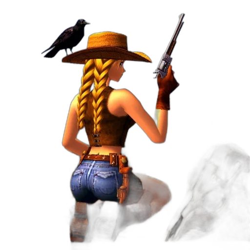 weapon, hat, staff, concept art, fantasy art, pixel art, 3d render, woman transparent PNG cut-out