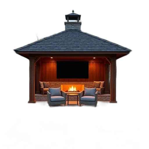 furniture, 3d render, photorealistic, backyard transparent PNG cut-out