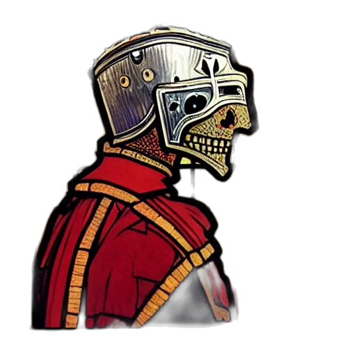 robot, mask, face, crown transparent PNG cut-out