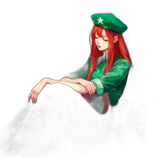 dress, hat, crown, dragon, pixel art, concept art, fantasy art, anime transparent PNG cut-out