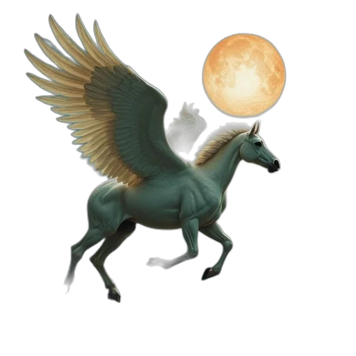 dragon, animal, creature, fantasy art, concept art, vaporwave, 3d render, outer space transparent PNG cut-out