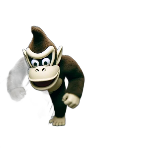 animal, creature, mask, staff, concept art, 3d render, monochrome, chaotic transparent PNG cut-out