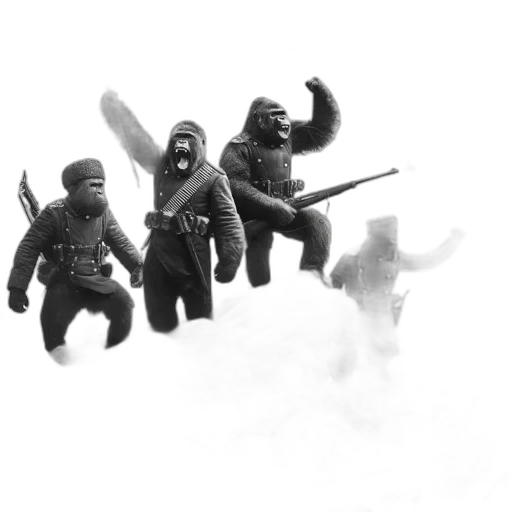 creature, staff, animal, weapon, concept art, fantasy art, 3d render, comic book art transparent PNG cut-out