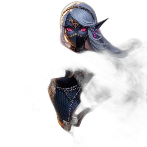 mask, face, jacket, robot, concept art, fantasy art, watercolor, photorealistic transparent PNG cut-out