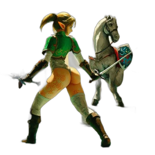 staff, sword, weapon, concept art, fantasy art, pixel art, comic book art, green transparent PNG cut-out