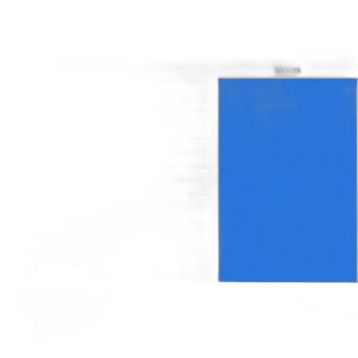 3d render, blue, monochrome, colorful, pastel, bar, graph, showing transparent PNG cut-out