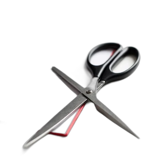 weapon, staff, sword, umbrella, 3d render, pair, scissors, black transparent PNG cut-out